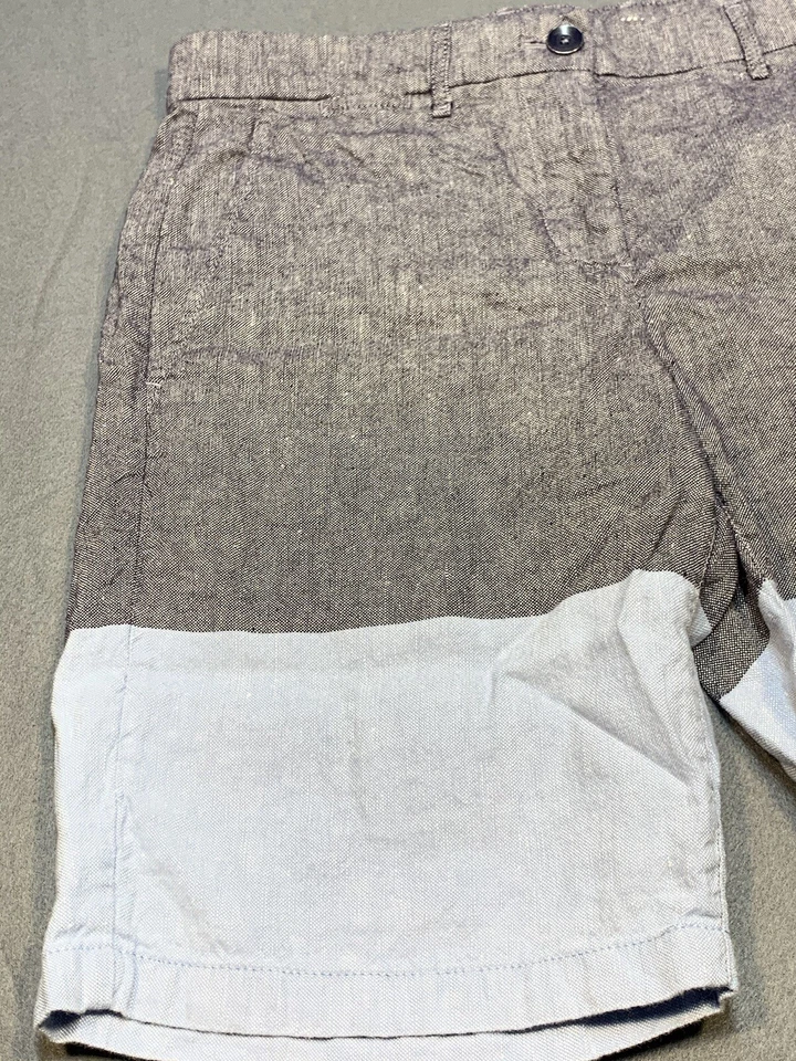 Pantalones Cortos Gap Khakis Adulto 4 Mujer’s Azul Informal Algodón Lino Foto 4 de 4