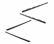 Inner & Outer Window Sweep Felt Seal Weatherstrip 4 Pc Kit Set for Chevy Truck