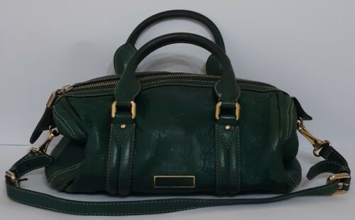 BURBERRY Green Leather Shoulder bag Bag - Picture 1 of 12