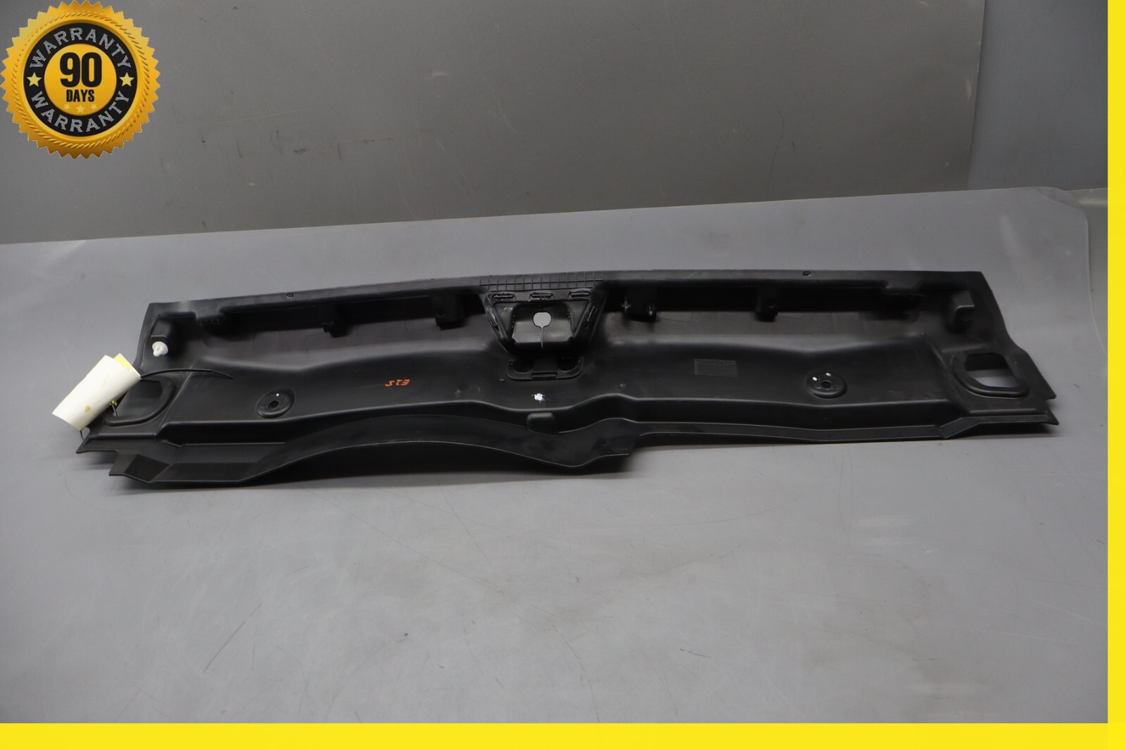 14-20 Maserati Ghibli Rear Trunk Loading Sill Plate Scuff Trim Panel Black Oem