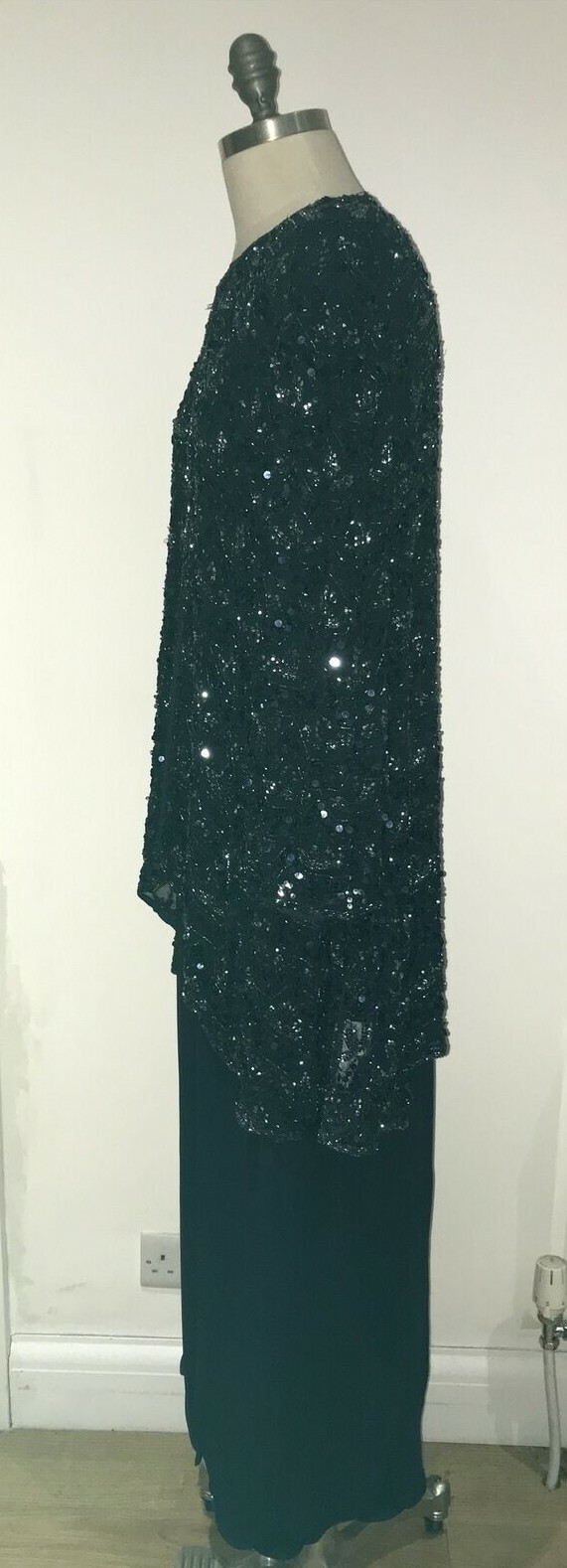 Frank Usher Sequin Jacket & Skirt, plus Navy Silk Top by Antonelli 4