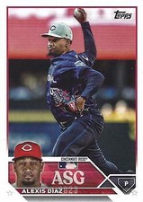 Alexis Díaz 2023 Topps Update #ASG-47 2023 All-Star Game Cincinnati Reds