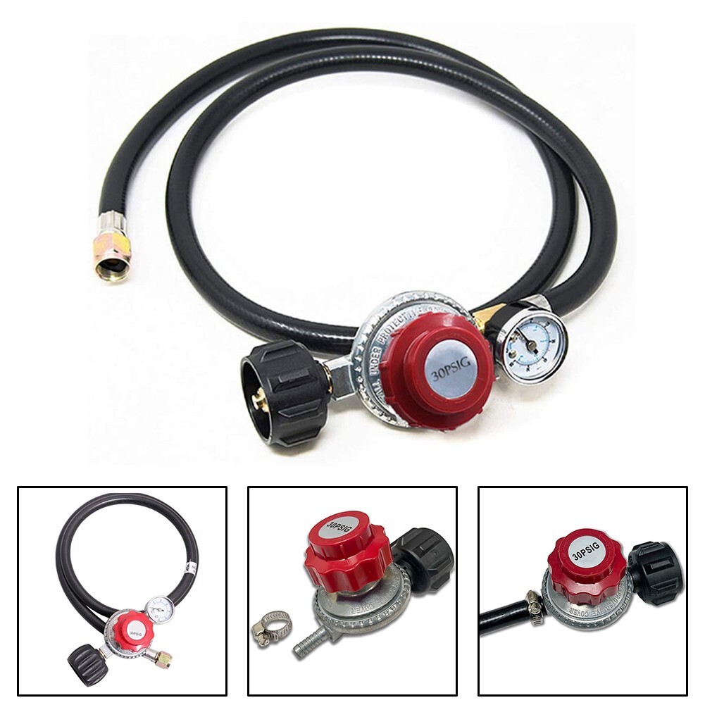 Propane Gas Regulator for BBQ Grills Adjustable Pressure Easy