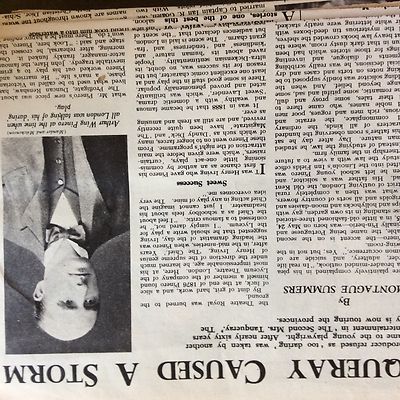 A1f Ephemera 1950 Artikel Die zweite Frau Tanqueray Arthur Wing Pinero