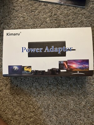 KIMARU Black Overload Power & Temperature Protection Power Adapter Used