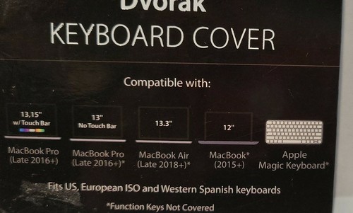 Keyboard cover MAC book pro 13.15 & 13 no touch bar. - Picture 2 of 3