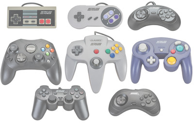 USB SNES, NES, Gen, SS, Xbox, N64, GC, PS Controller 8-pack