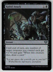 Rabid Attack 96 Foil - Secrets of Strixhaven MTG