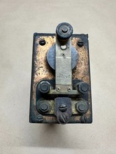 Antique Ford Ignition Coil Buzz Coil - Rare Copper Top - Model T Wooden