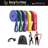WiderstandsbäNder Set Mit TüRanker FitnessbäNder FüR Yoga Pilates Training