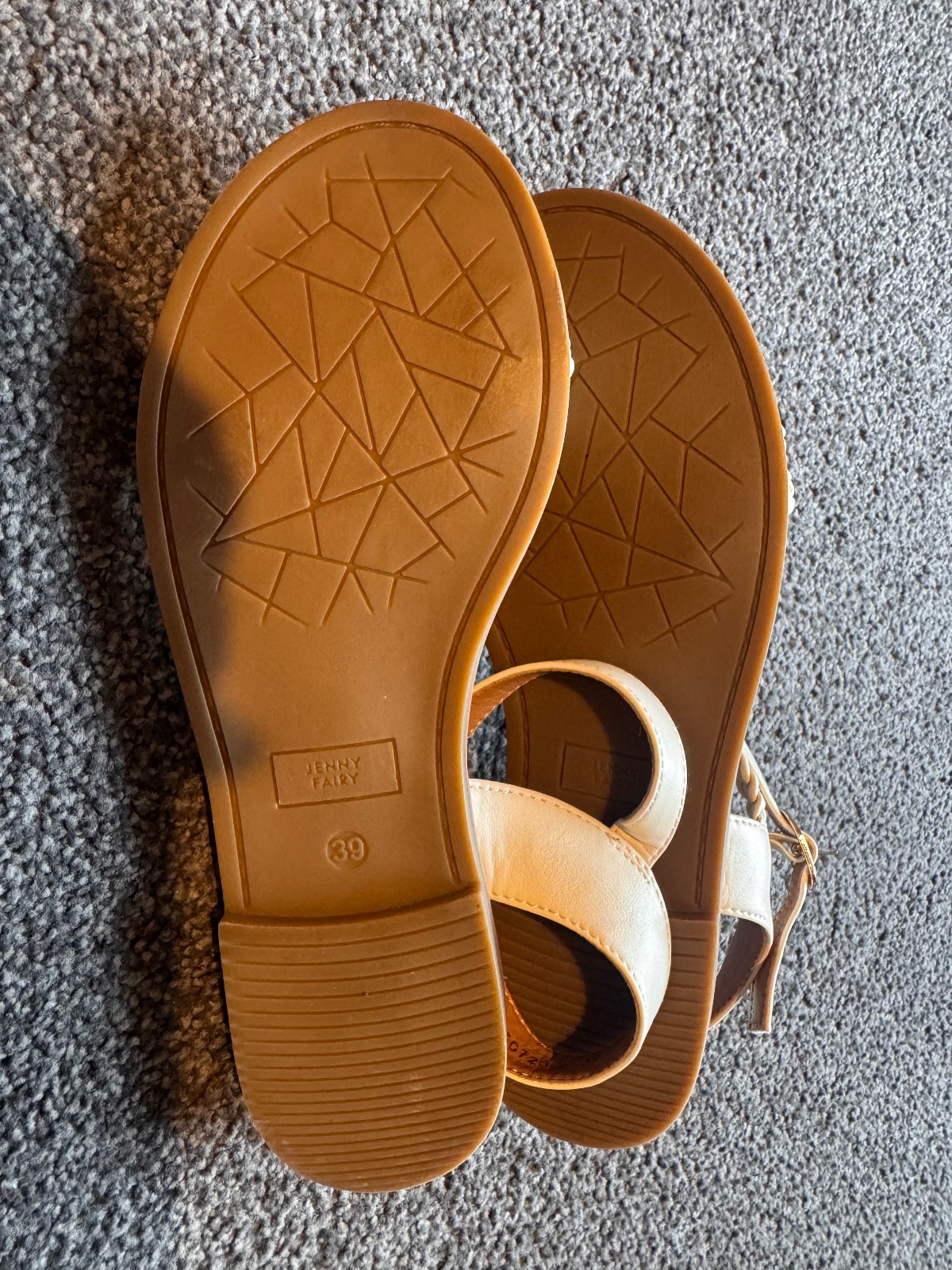 APL Jenny Fairy sandali bassi bianchi taglia 6 39 Nuovi