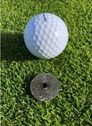 Handmade Artisan KEENAN Sterling Silver Blue Sapphire Stone GOLF BALL MARKER 4.0 — photo 1