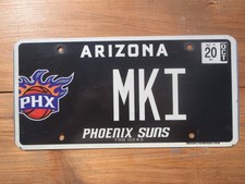 2020 Arizona State Phoenix Suns License Plate NBA Basketball MKI