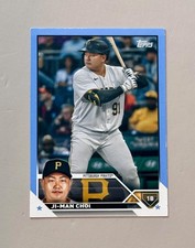 2023 Topps Ji-Man Choi FATHER'S DAY BLUE /50 SP Numbered PARALLEL '23