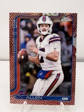2025 Topps Chrome Pigskin Prizm Josh Allen
