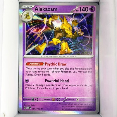 Alakazam 056/132 Rare Mega Evolution English holo