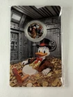 Scrooge McDuck 3 Gram .999 Fine Silver Bullion Round Carded In Capsule /3000