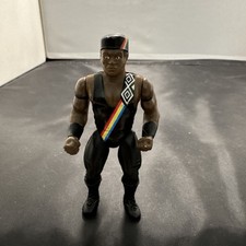 WWE FAROOQ RON SIMMONS MINI MICRO WRESTLING ACTION FIGURE WWF CLASSIC JAKKS