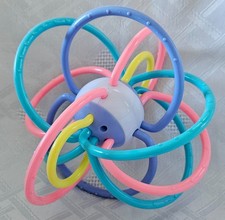 Baby sendory teether ball and rattle toy. Preowned