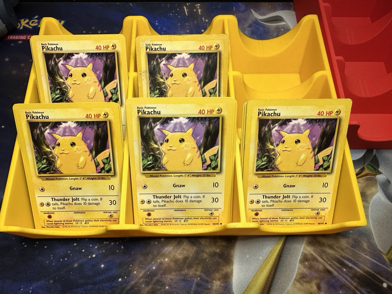 Pokémon TCG Pikachu Base Set #58/102  1999 Vintage Yellow Cheeks NEAR MINT 💎 FS
