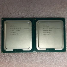 Matched pair Intel Xeon E5-2450 V2 E5-2450V2 2.5GHz 8 Core 20M SR1A9 LGA1356 CPU