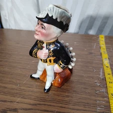 ANTIQUE  ADMIRAL LORD NELSON Shorter & Sons   & SHIPS WHEEL Staffordshire G2