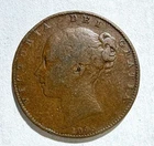 1845 Victoria Farthing — photo from another recent sale
