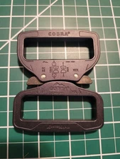 AustriAlpin 2.25" 58mm Cobra Buckle Black XL Clips