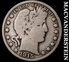 1915-S Barber Half Dollar- Silver- Scarce Better Date- No Reserve #K2888