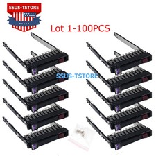 Lot HP Proliant 2.5" SAS/SATA G5 G6 G7 Server Hard Drive Caddy Tray 500223-001