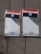 Set Of 4 Nos Gm Vintage Chevrolet Celebrity Splash Guards Mud Flaps White 997996 Set Of 4 Nos Gm Vintage Chevrolet Celebrity Splash Guards Mud Flaps White 997996