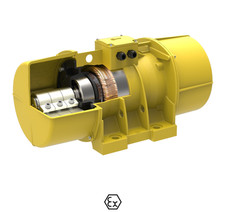 VA2-80 ATEX Vibrationsmotor Unwuchtmotor 2-Polig 3000 U/min 80kg EX-Schutz