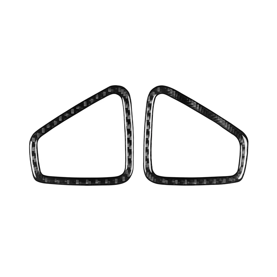 Cubierta de salida de ventilación de aire interior de fibra de carbono real para Chevrolet Traverse 2013-17 Foto 2 de 4