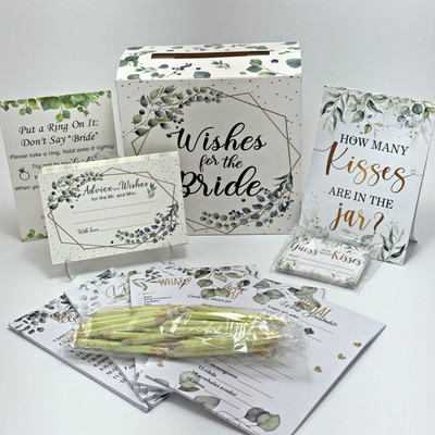 Bridal Shower Bride To Be Decor Includes 7 Games 6 Tablecloths 2 Back Drops