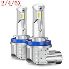 246x H8 H9 H11 Led Fog Light Or Drl Bulbs White Super Bright Canbus Error Free