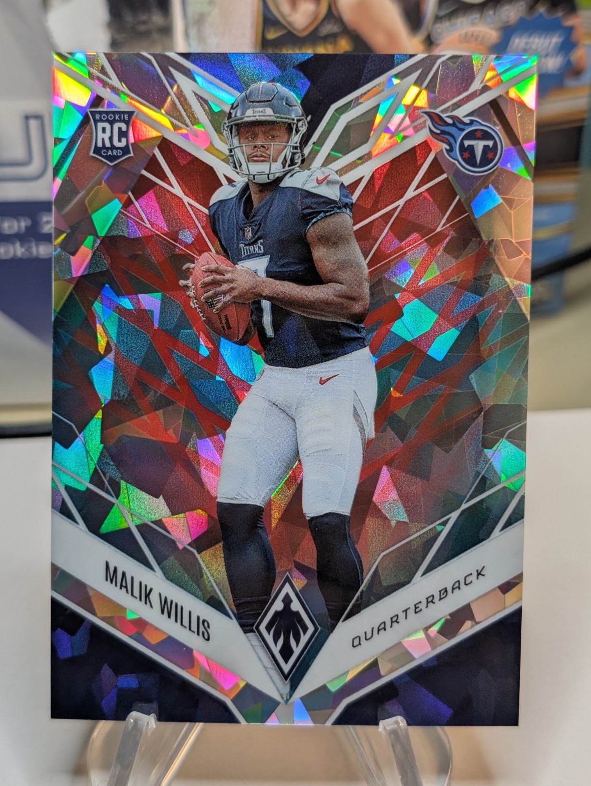 2022 Panini Phoenix Malik Willis Rookie Parallel Fire & Ice /50 #103 RC