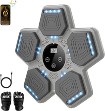 2025 Music Boxing Machine for Adults and Kids, Smart Bluetooth Boxing Training E