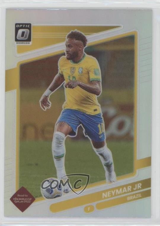 2021-22 Panini Donruss Road to Qatar Optic Holo Prizm Neymar Jr #18 1u6