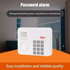 WIRELESS MOTION SENSOR ALARM WITH SECURITY KEYPAD HOME GARAGE SHED CARAVAN UK