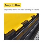 YesSources Cable Ramp Protector 2 Channel Hose Cover Speed Bump for Road,2 Packs — photo 5