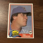 Ted Simmons 1981 Topps Traded #830 Milwaukee Brewers