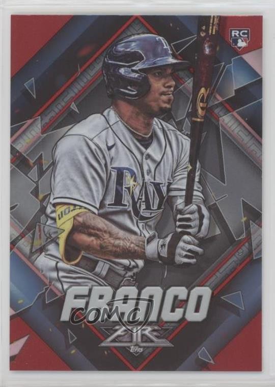 2022 Topps Fire Flame Wander Franco #128 Rookie RC