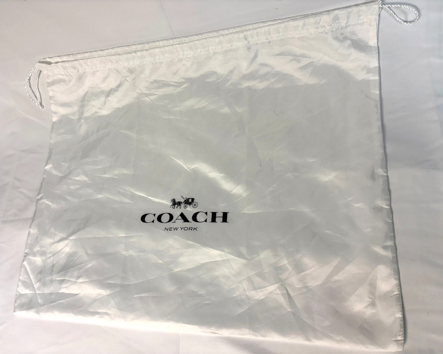 Coach Dust Protective Storage Drawstring Bag Whit… - image 2