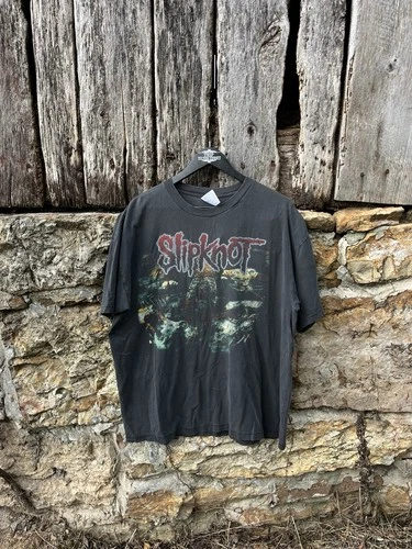 Slipknot Vintage Iowa Concert Band Tee Black, Double Si 2000s vintage concert t-shirt, vintage, size XL, single stitch, B+ condition