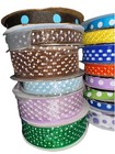 Polkadot Assorted Colorful | (22) Bulk Crafting Ribbon | Scrapbooking Spool Lot — photo 2
