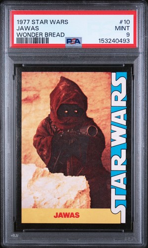 1977 Wonder Bread Star Wars #10 Jawas — PSA 9