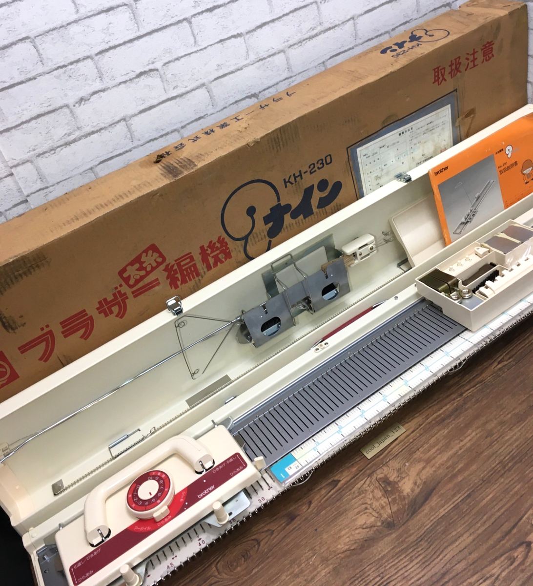 Old Stock New】Brother KH-230 Knitting Machine with Manual and Box