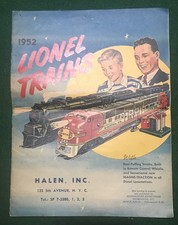 Lionel Trains 1952 Catalog Brochure