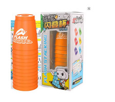 12 PCS Qiyi Flash Stacking Cups Children Quick Stack Speed Training Fast Reactio