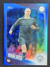 Erling Haaland 2025-26 Topps UCC Blue Foil Base /150 #181